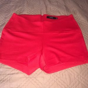 Red shorts
